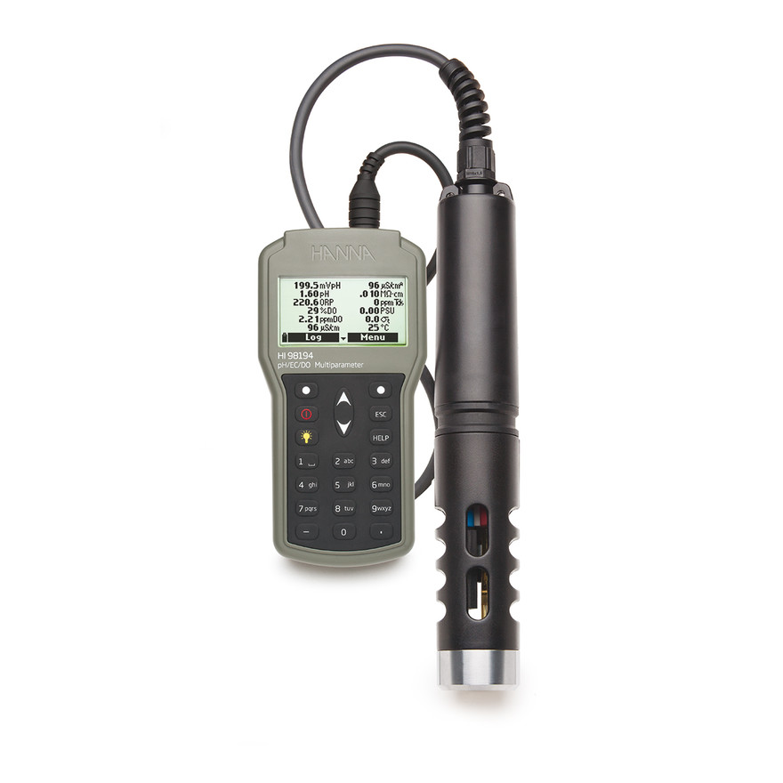Multiparamètre portatif pH/rédox, conductivité, oxygène dissous et température