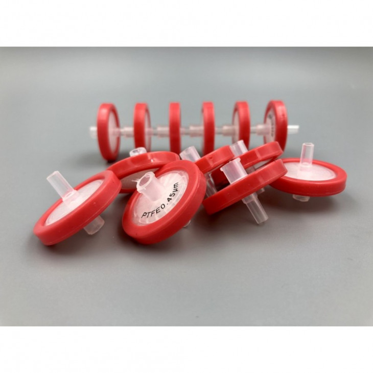 Filtre Seringue PTFE 0.45µm / 25mm - Pack de 50
